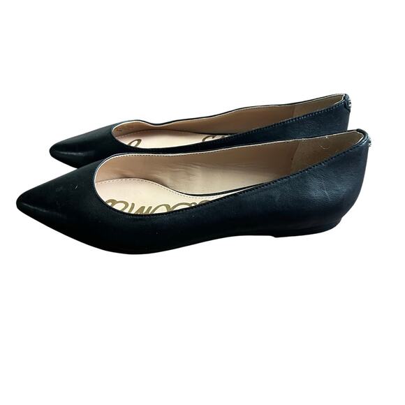 Sam Edelman Pointed Black Flats Size 7 - Picture 2 of 6